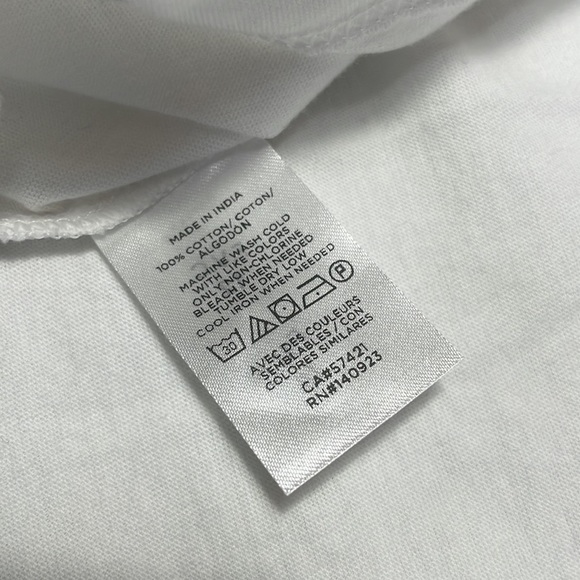 Loft Toucan Print XL white tunic style basic tee Tropical patterned layering top - Picture 5 of 9